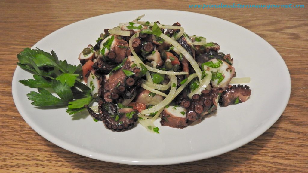 Grilled Octopus Salad - Primal Mediterranean Gourmet